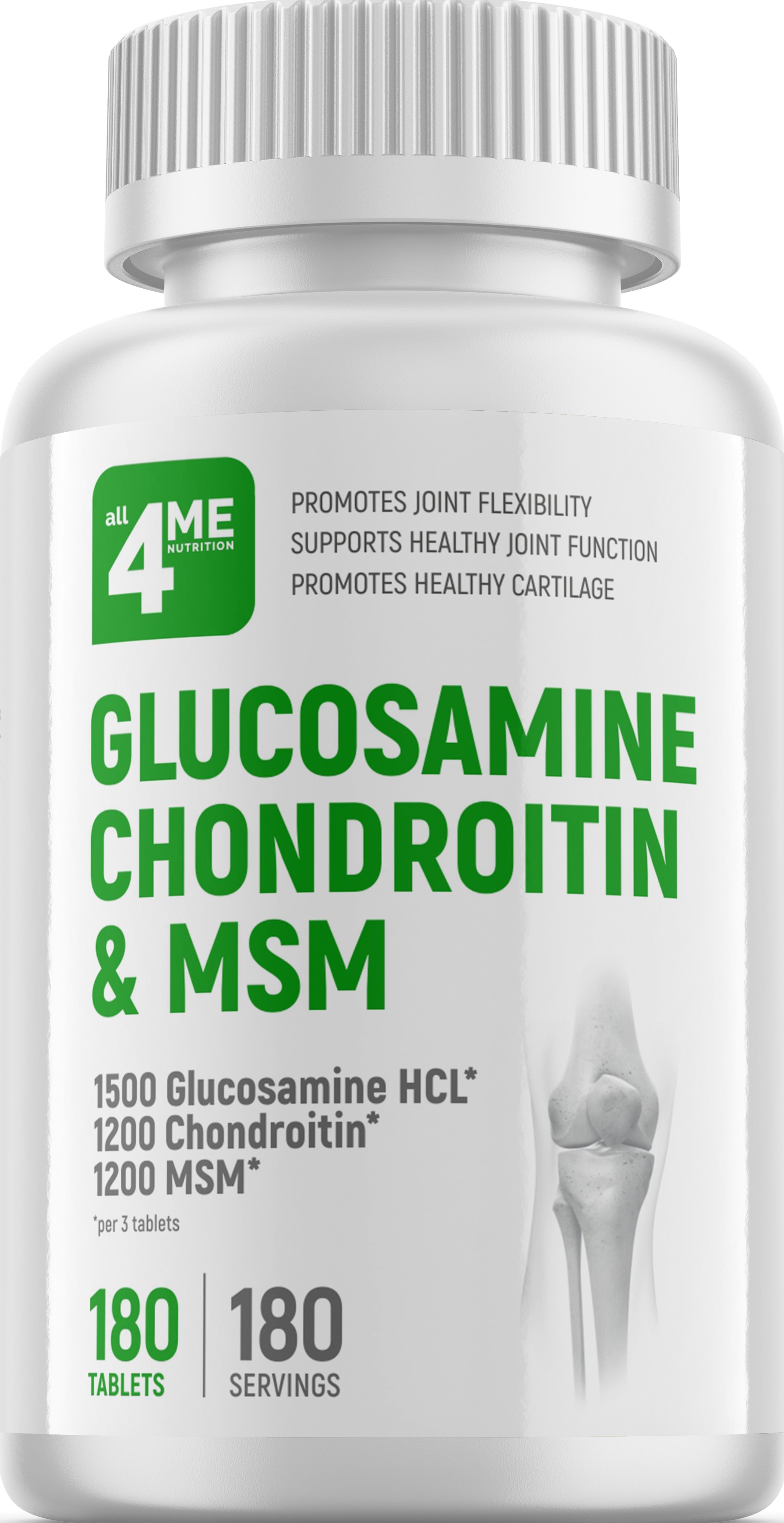 Оптом all4ME Glucosamine Chondroitin & MSM 90 таб, купить по оптовым ...